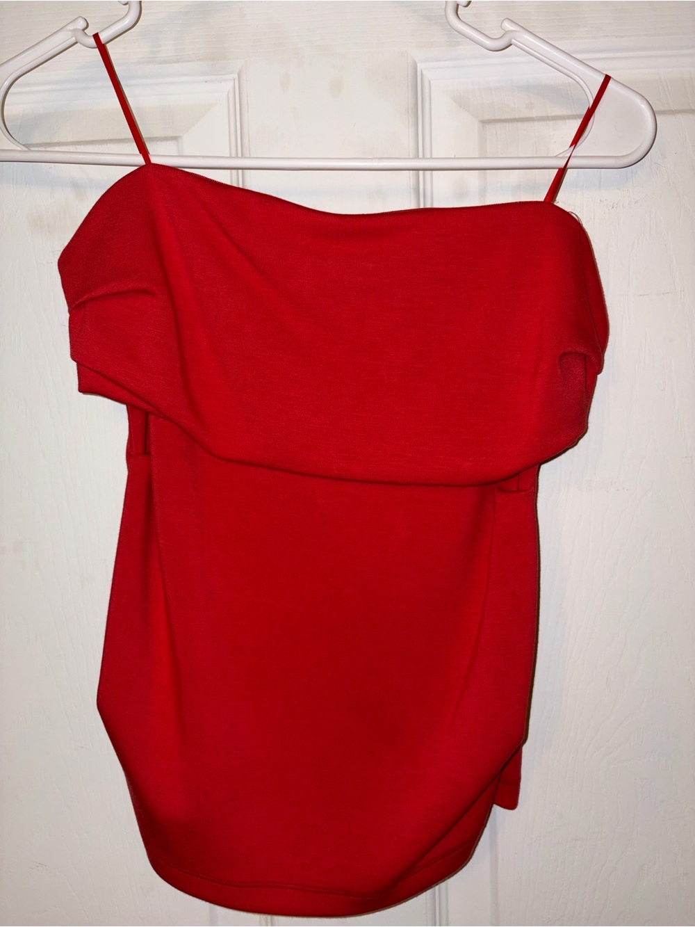 Red Off-Shoulder Women’s Top